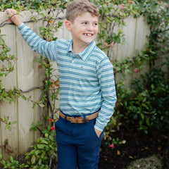 Long Sleeve Performance Polo - Forest