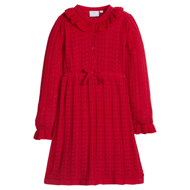 Pointelle Sweater Dress