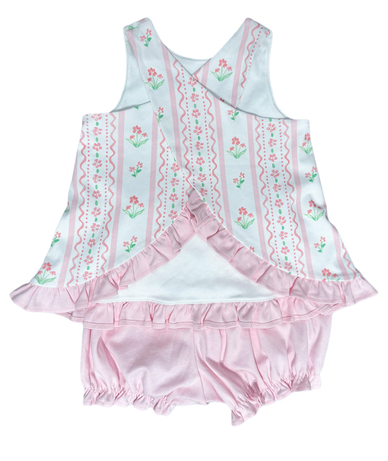 Poppy Pinafore Bloomer Set