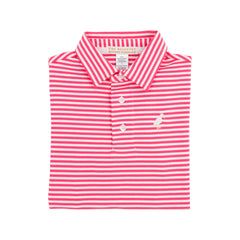 Prim & Proper Polo - Palm Springs Punch Stripe