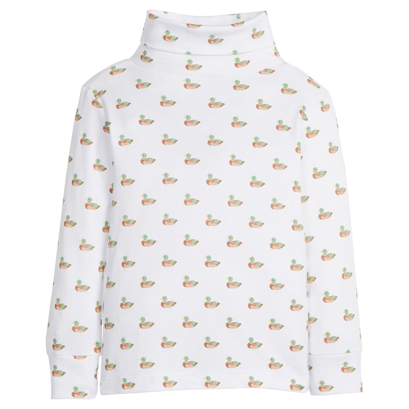 Mallard Printed Turtleneck