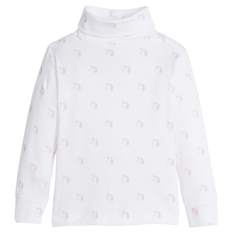Unicorn Printed Turtleneck