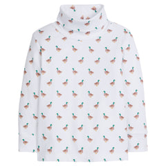 Printed Turtleneck - Mallard