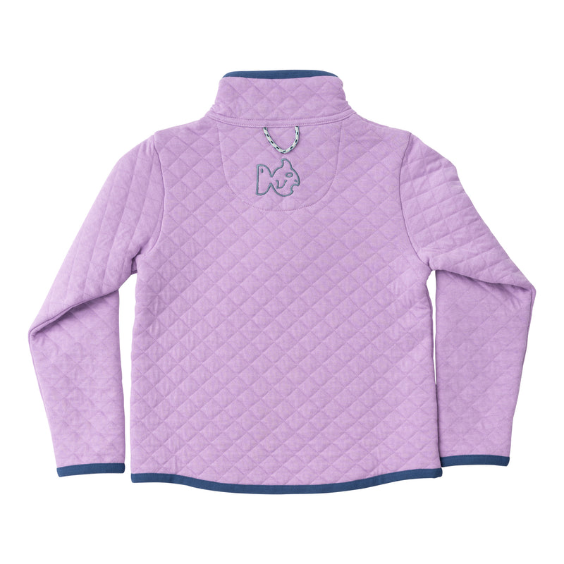 Quilted Zip Pullover