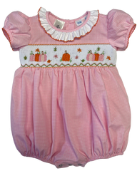 Pumpkin Smocked Bubble