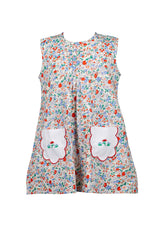 Rosie Red Floral Dress