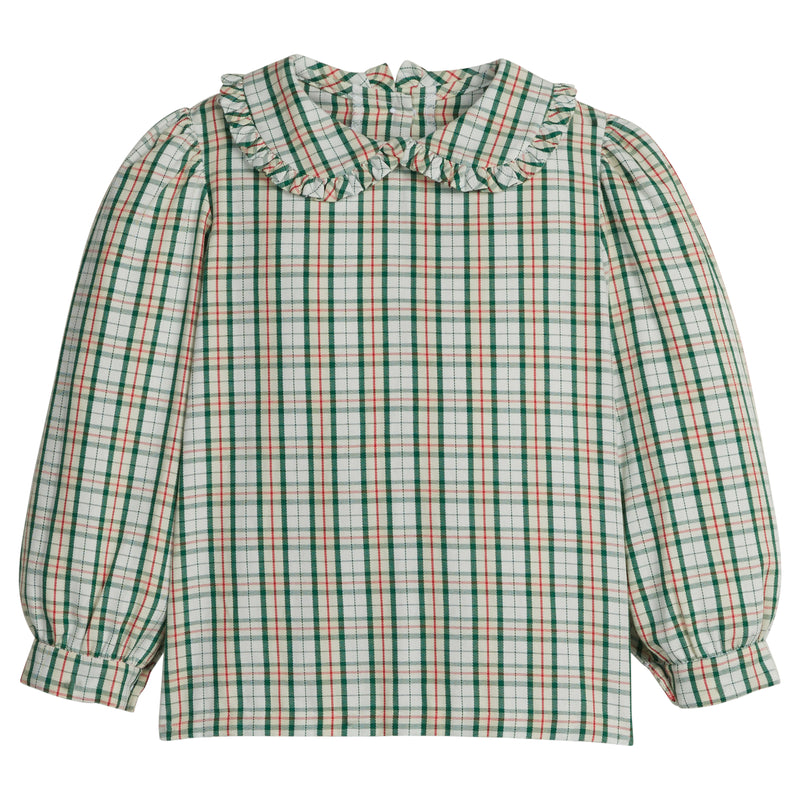 Ruffled Peter Pan Blouse