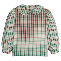 Ruffled Peter Pan Blouse