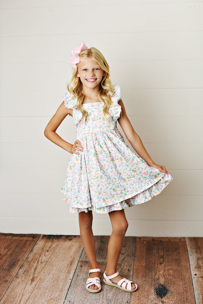 Easter Pinafore Dress