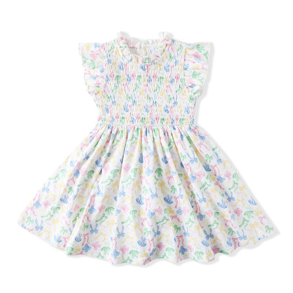 Bow Smock Dress