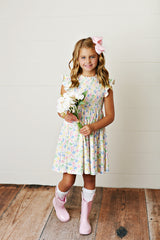 Bow Smock Dress