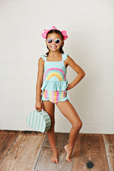 Rainbow Stripes Swimsuit