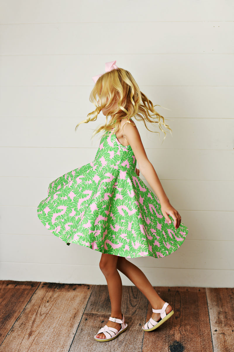 Beverly Palm Flair Dress