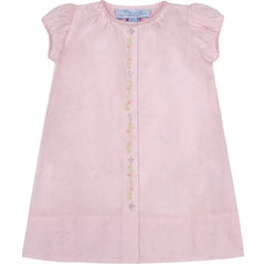 Pink Dotted Swiss Day Gown
