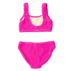 Crinkle 2 Piece Swim - Berry