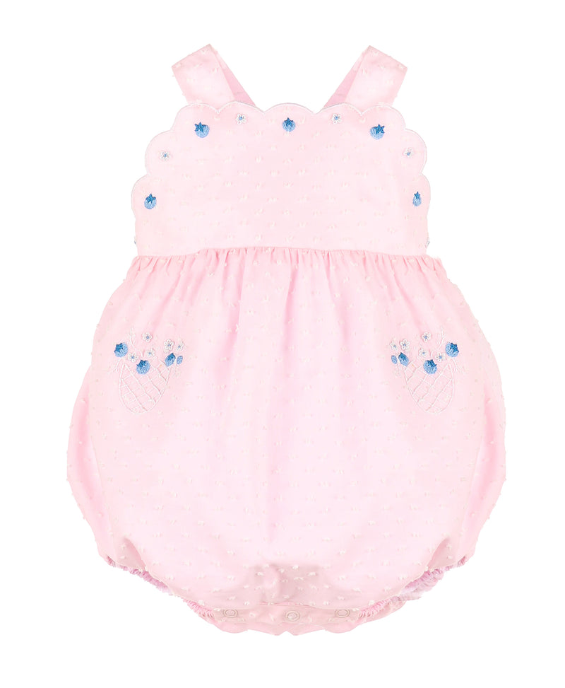 Berry Wedgewood Sunsuit - Pink