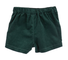Holly Jolly Green Velvet Boy Short Set