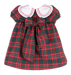 Holiday Plaid Petal Float Dress