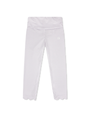 Sadie Scallop Legging - Petal Purple Minigingham