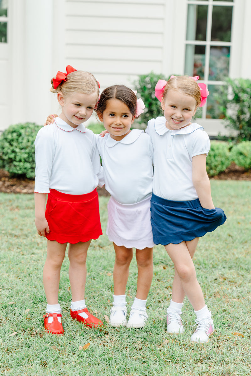 Pink Scallop Skirt