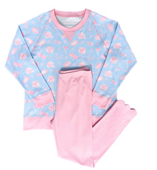 Pink Scallop Leggings