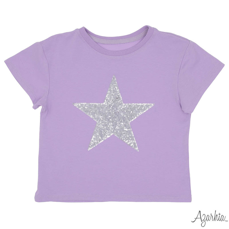 Sequin Star Boxy Tee