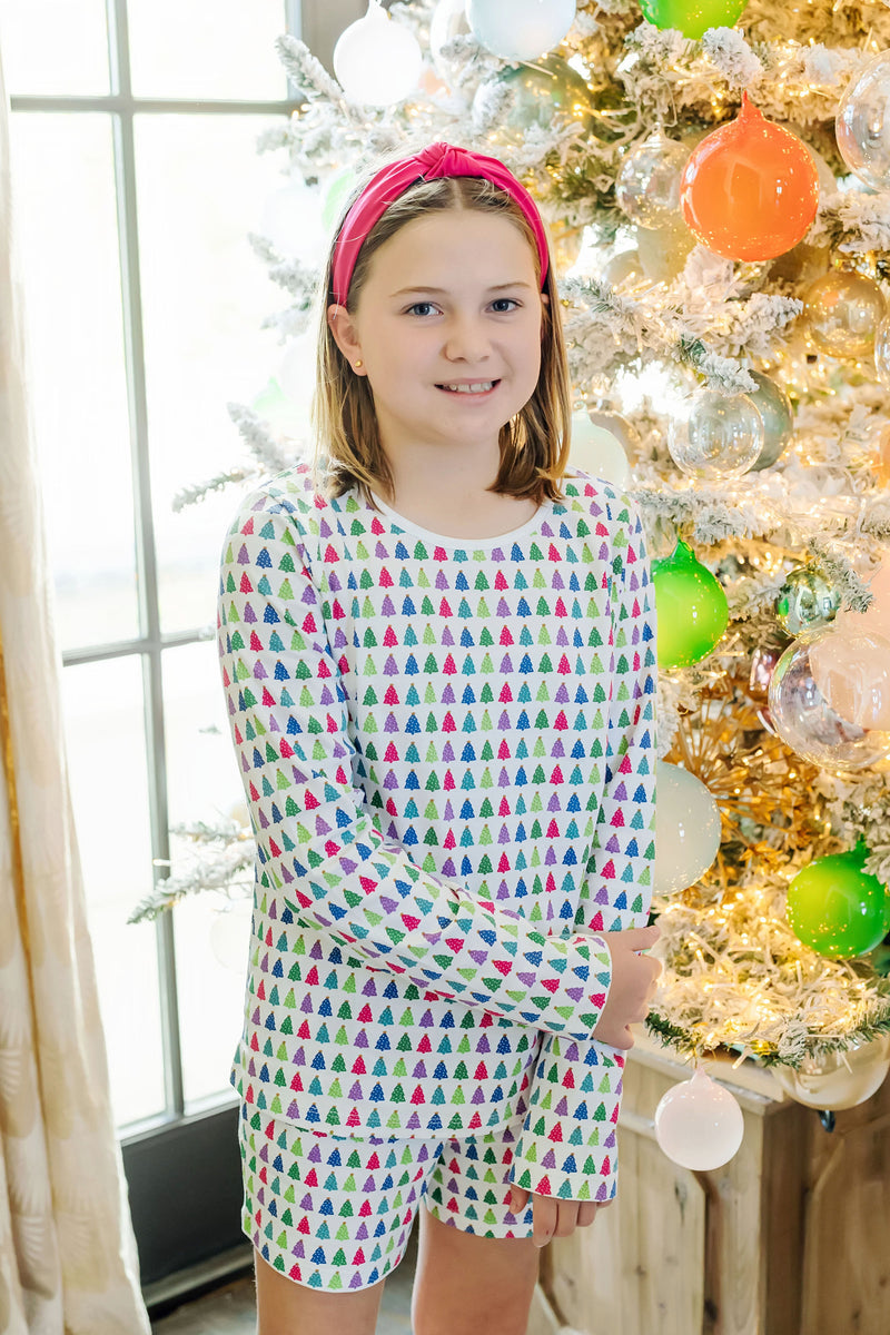 Sophie Short Set - Christmas Tree Bright