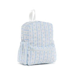 Mini Backer - Ribbon Floral Blue