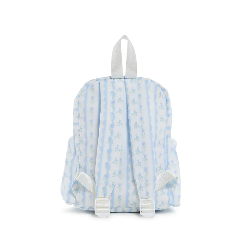 Mini Backer - Ribbon Floral Blue