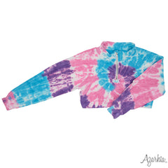 Tie Dye Crop Sweatshirt
