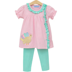 Turkey Ruffle Pant Set