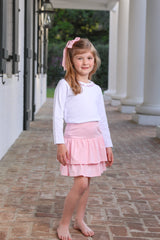 Vera Ruffle Top - Light Pink