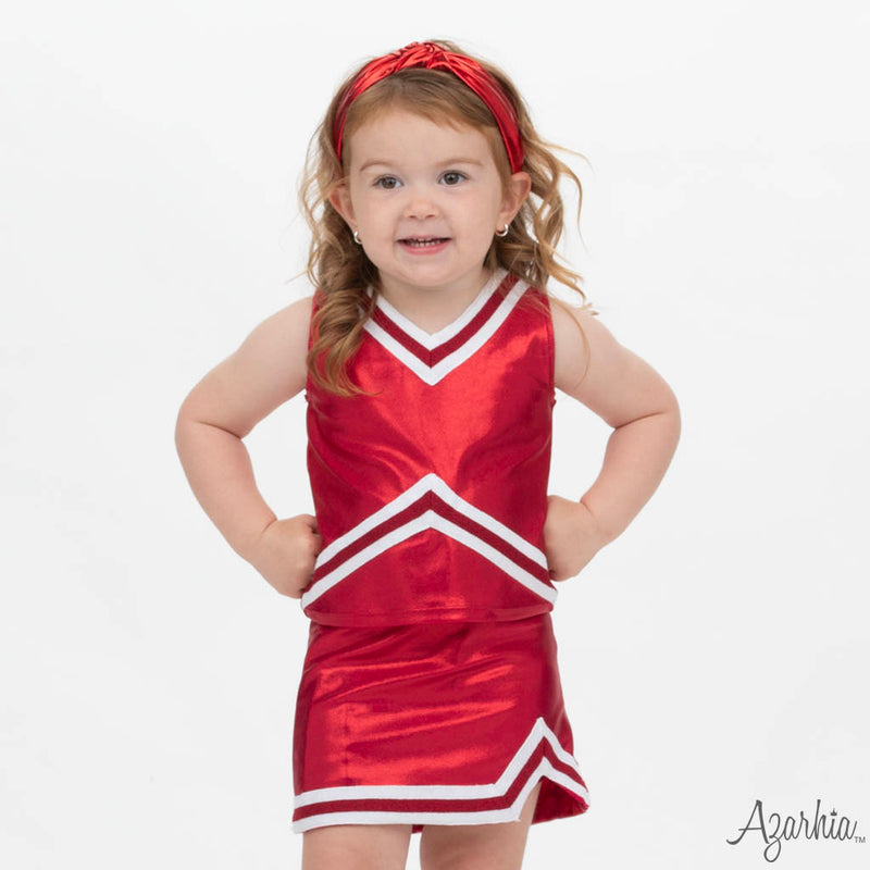 Red Shimmer Cheer Suit
