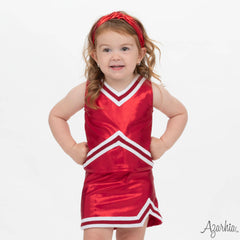 Red Shimmer Cheer Suit