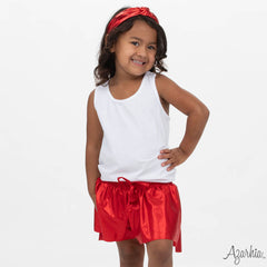 Shimmer Butterfly Short - Red