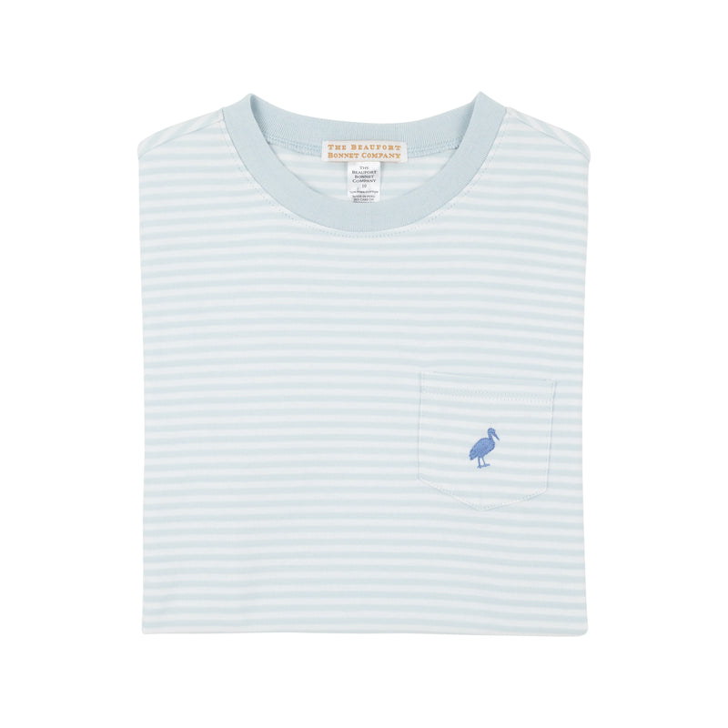 Carter Crewneck - Buckhead Blue Stripe