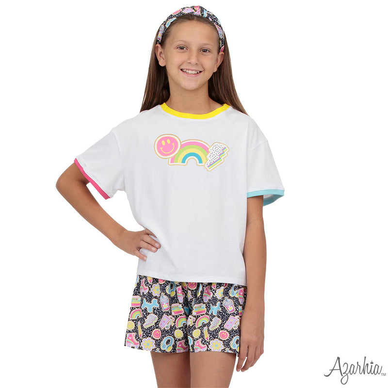 Composition Collage Boxy Tee