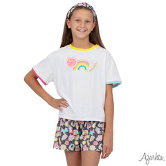 Composition Collage Boxy Tee