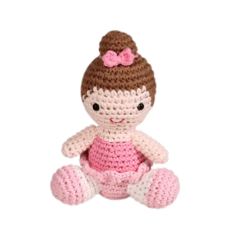 Bella Ballerina Crochet Rattle