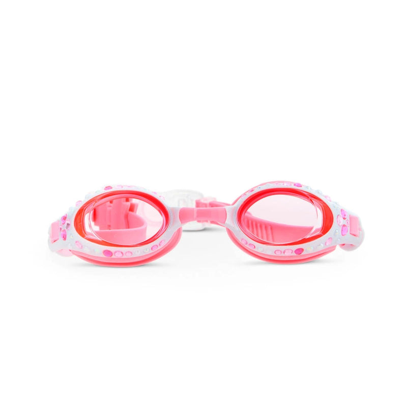 Pearly White Bow Swim Goggles