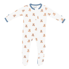 Zippered Footie - Teddy Bear