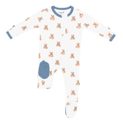 Zippered Footie - Teddy Bear
