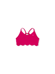 Becca Scallop Sports Bra - Pink Power