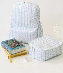 Backpacker - Ribbon Floral Blue