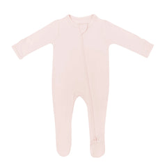 Zippered Footie - Blush