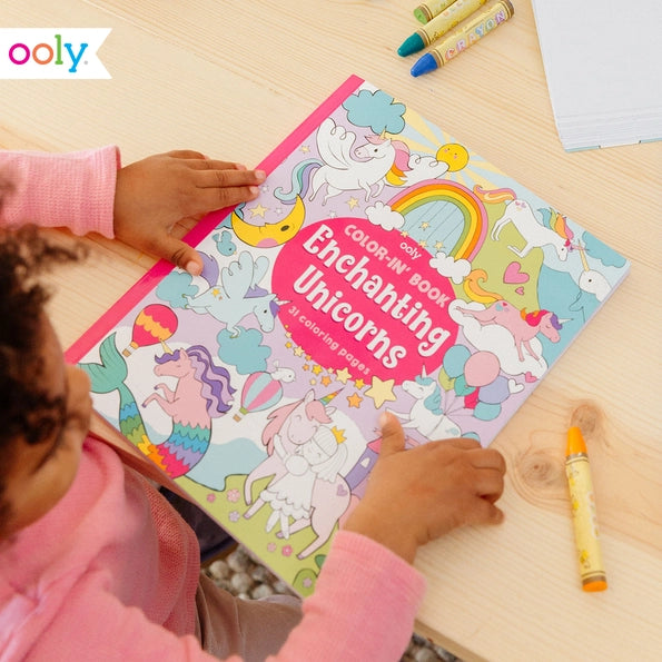 Enchanting Unicorns Coloring Book