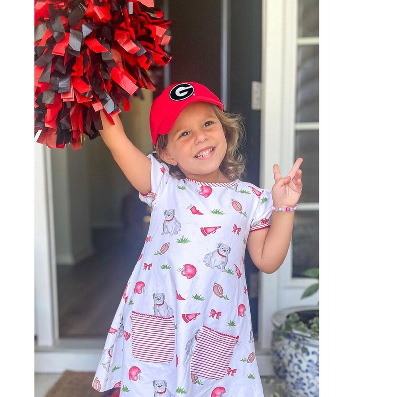 Girl's UGA Bow Hat