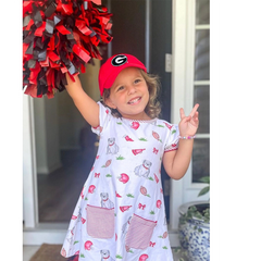 Girl's UGA Bow Hat