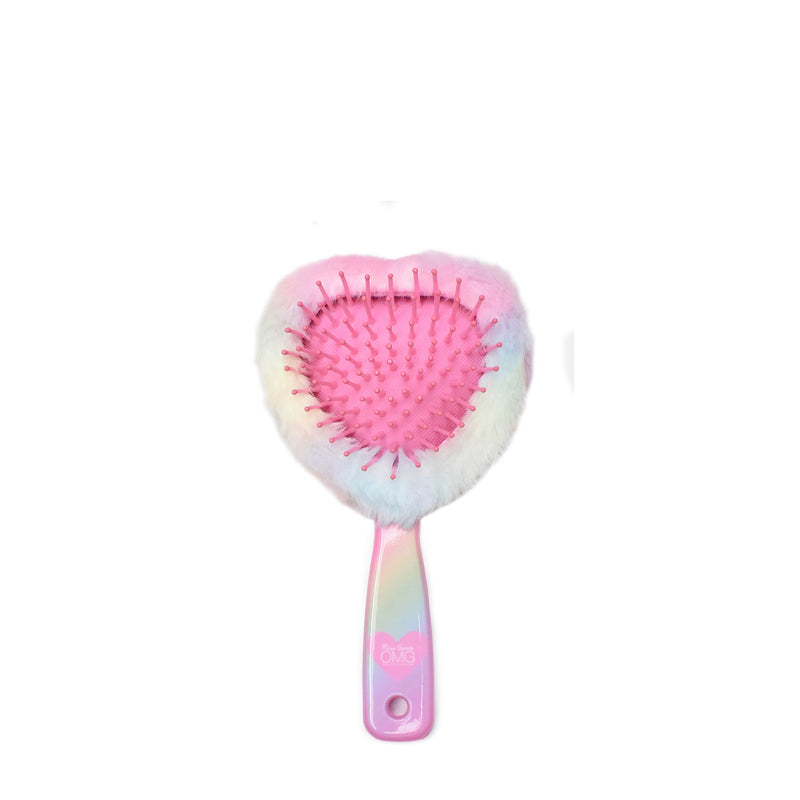 Heart Plush Hairbrush