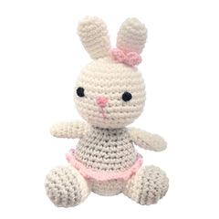 Ballerina Bunny Crochet Rattle